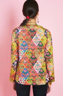 Antoine et Lili Blouse Merida En Soie Outlet