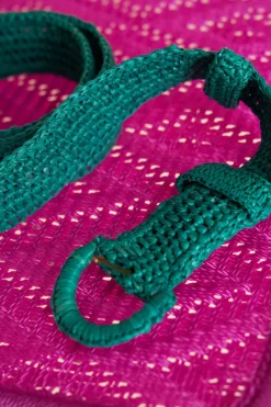 Antoine et Lili Ceinture En Raphia Unie Outlet