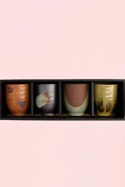 Antoine et Lili Coffret Vintage 4 Tasses à Thé New