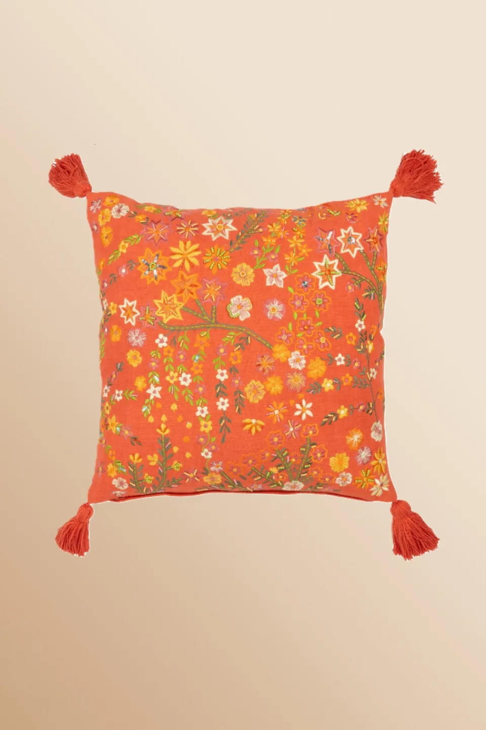 Antoine et Lili Coussin Brodé 45x45cm Hot