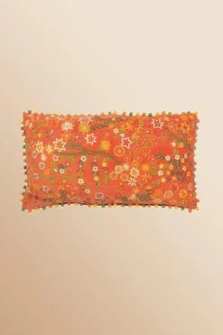 Antoine et Lili Coussin Brodé 65x35cm New