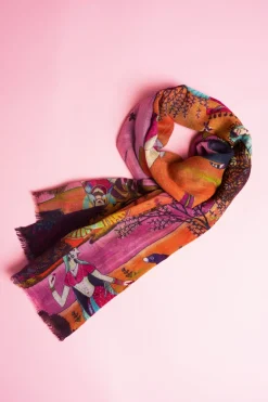 Antoine et Lili Foulard Laine Et Soie Agua Clearance