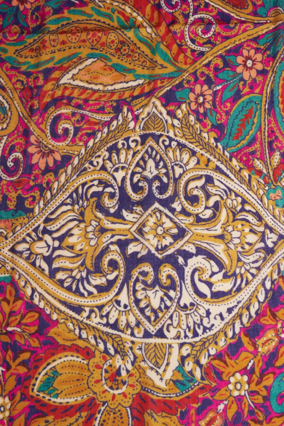 Antoine et Lili Foulard Laine Et Soie Tulum Outlet