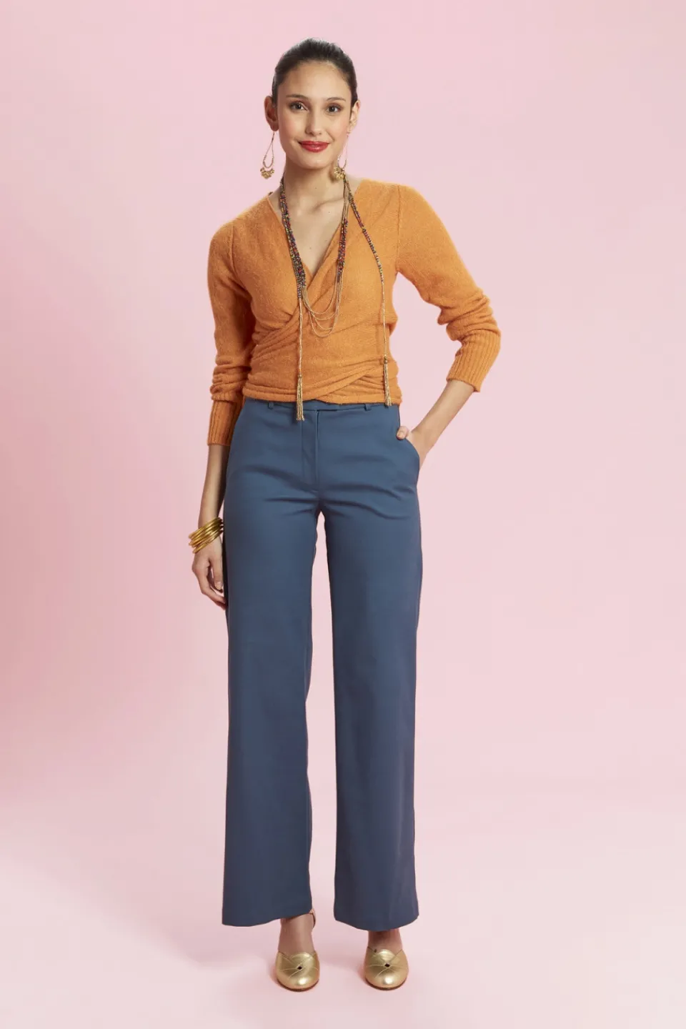 Antoine et Lili Pantalon Large Granito New