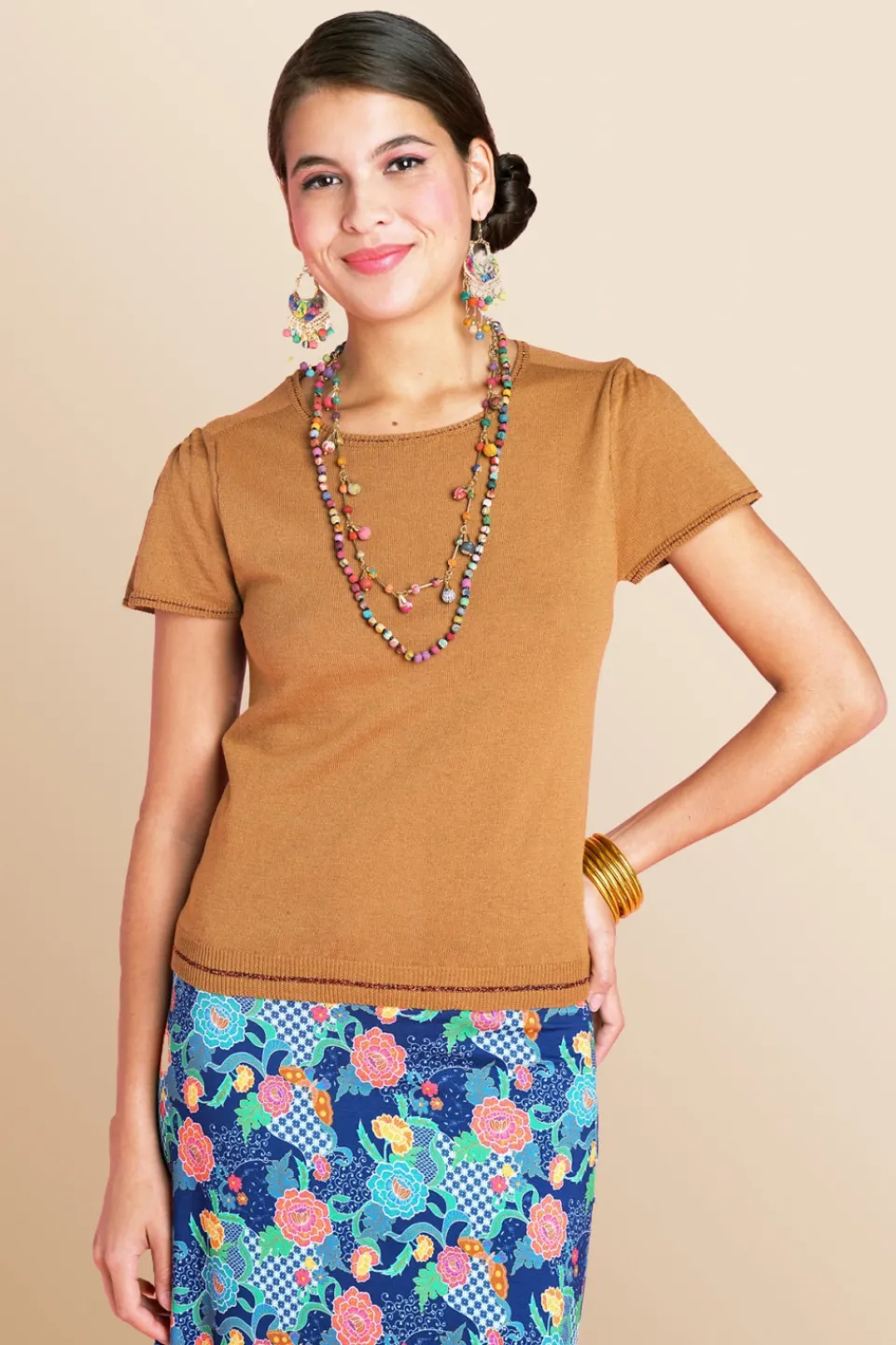 Antoine et Lili Pull Bande Lurex Noemie Fashion
