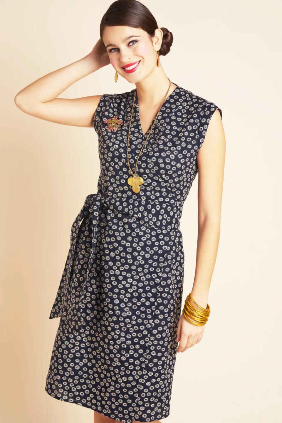 Antoine et Lili Robe Japonaise Bleu New