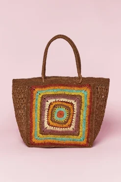 Antoine et Lili Sac Raphia Multicolore Best